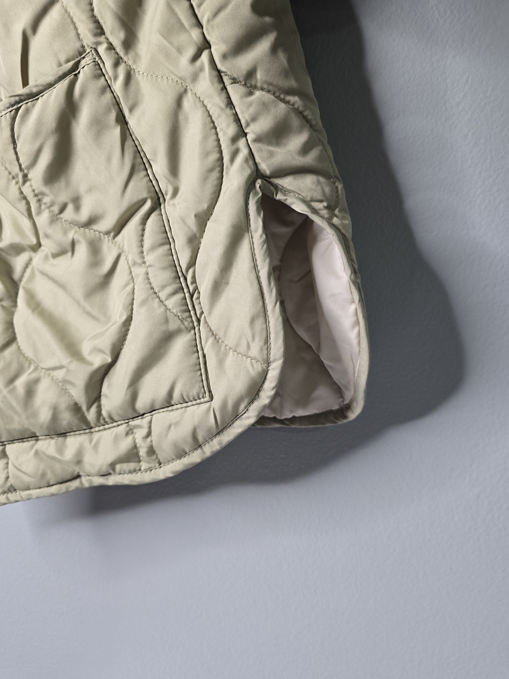 Zara Cream Water-Repellent Puffer Jacket - Picture 4 of 10